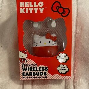Hello Kitty Red Bluetooth Earbuds with Case